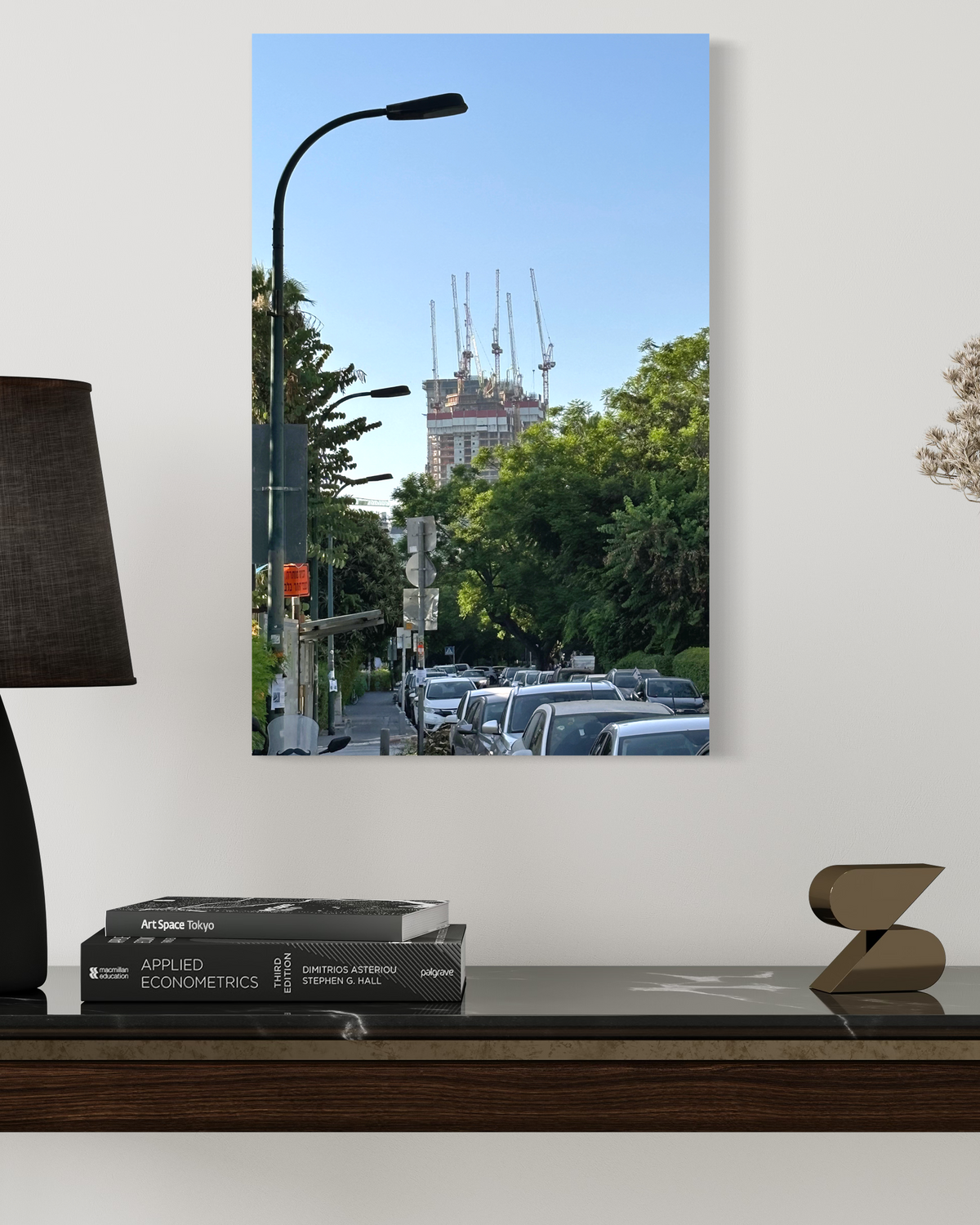 TLV Streets 001 - Urban Photography Print from 'Cranes over the City' by DeJerb