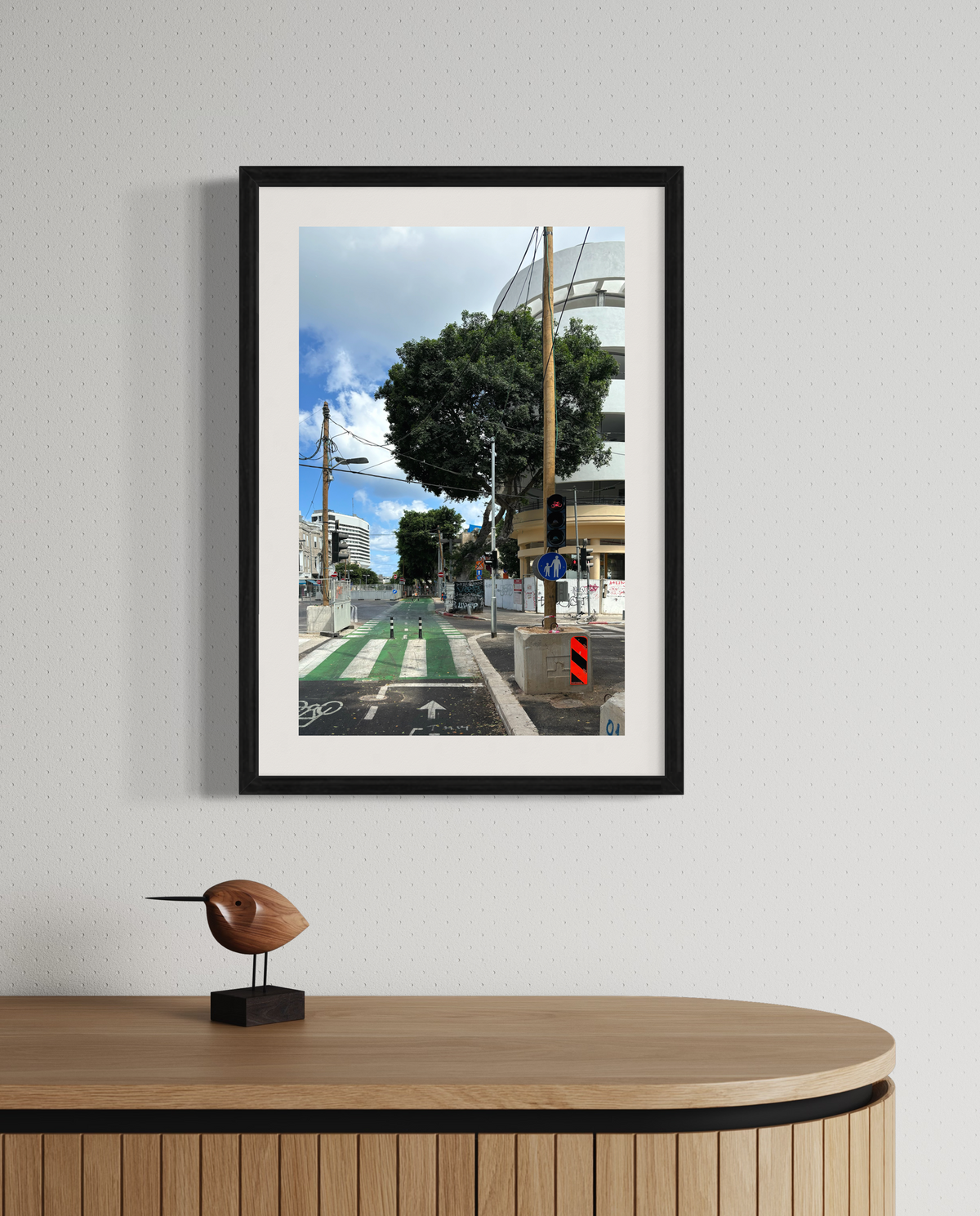 TLV Streets 004 - Urban Photography Print from 'Cranes over the City' by DeJerb