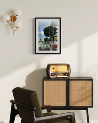 TLV Streets 004 - Urban Photography Print from 'Cranes over the City' by DeJerb