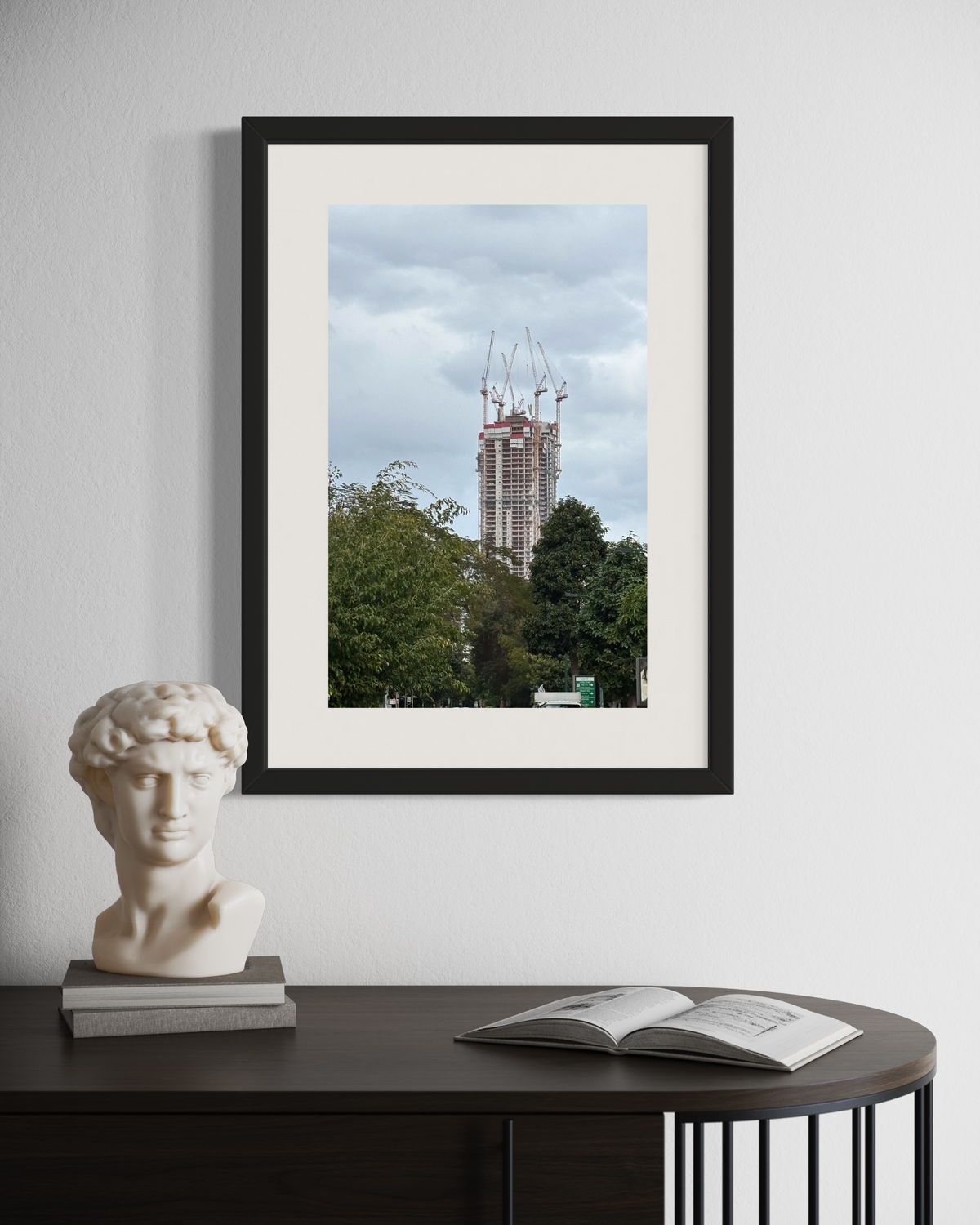 TLV Street 006 - Urban Photography Print from 'Cranes over the City' by DeJerb
