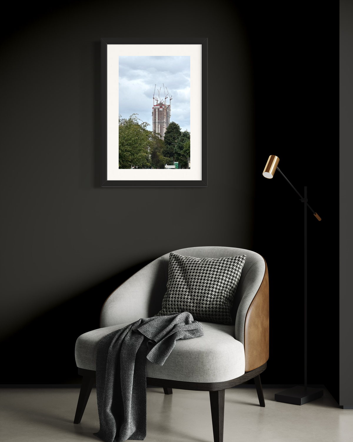 TLV Street 006 - Urban Photography Print from 'Cranes over the City' by DeJerb