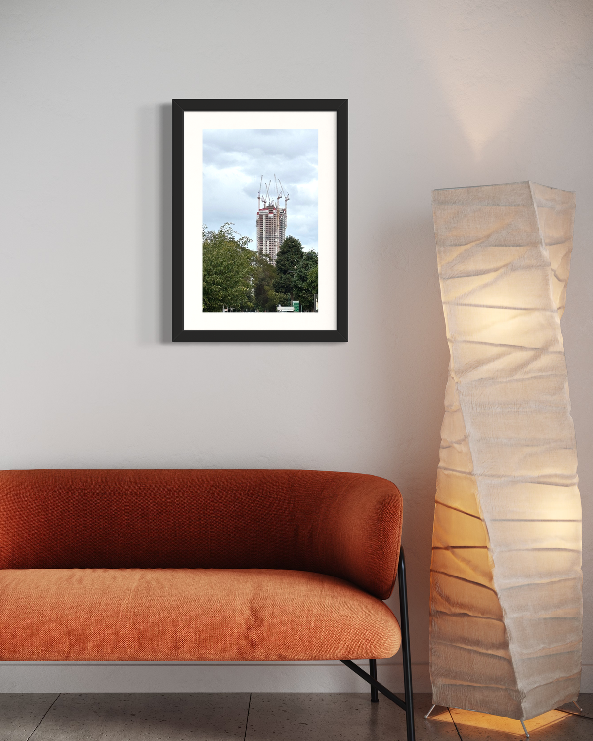 TLV Street 006 - Urban Photography Print from 'Cranes over the City' by DeJerb