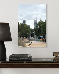 TLV Streets 003 - Urban Photography Print from 'Cranes over the City' by DeJerb