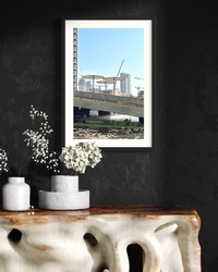 Tel Aviv Streets 012 - Urban Photography Print from 'Cranes over the City' by DeJerb