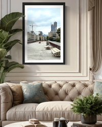 TLV Streets 011 - Urban Photography Print from 'Cranes over the City' by DeJerb
