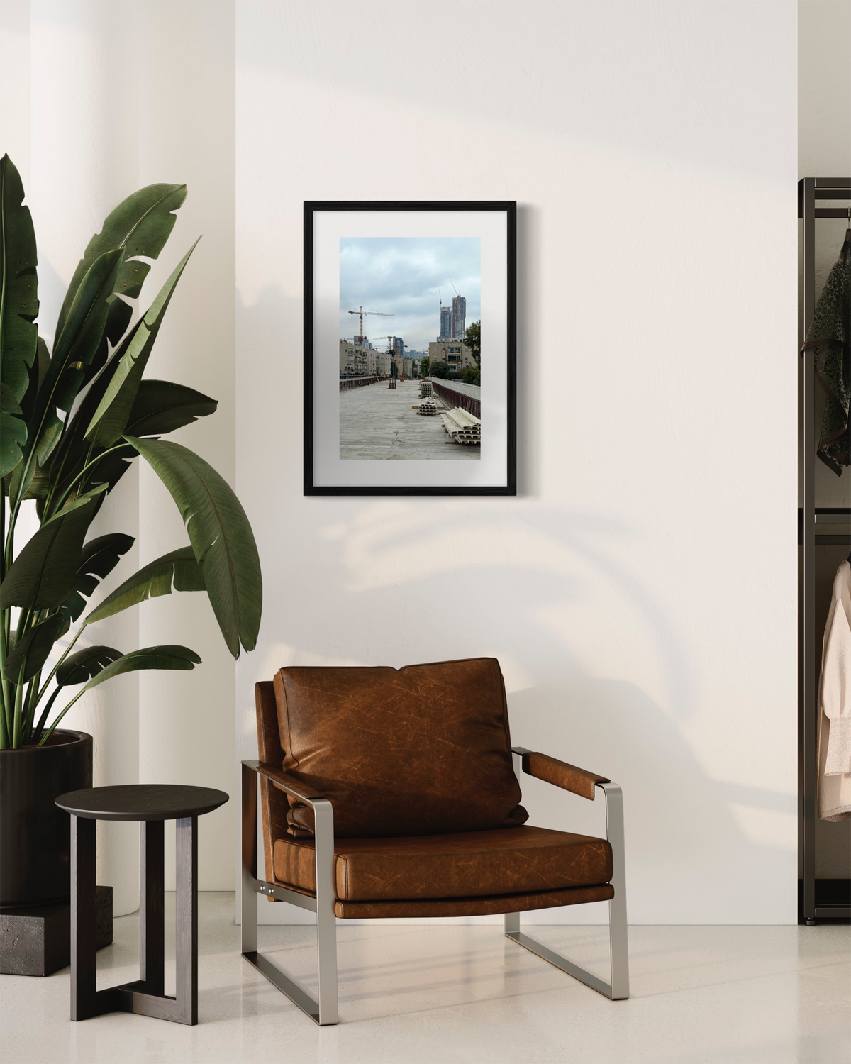 TLV Streets 011 - Urban Photography Print from 'Cranes over the City' by DeJerb