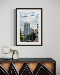 TLV Streets 010 - Urban Photography Print from 'Cranes over the City' by DeJerb