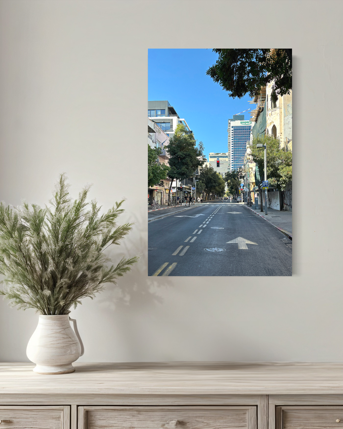 TLV Street 005 - Urban Photography Print from 'Cranes over the City' by DeJerb