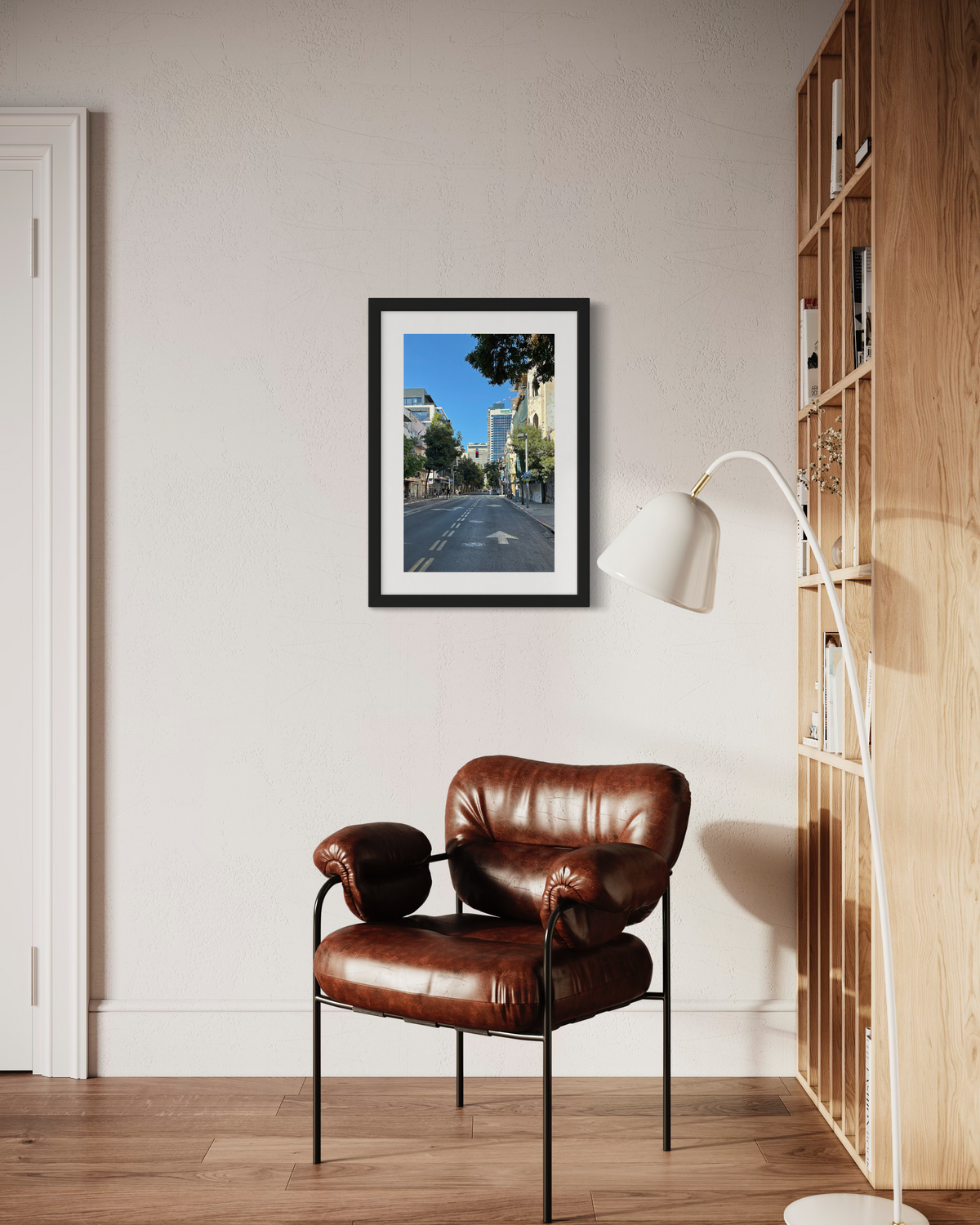 TLV Street 005 - Urban Photography Print from 'Cranes over the City' by DeJerb
