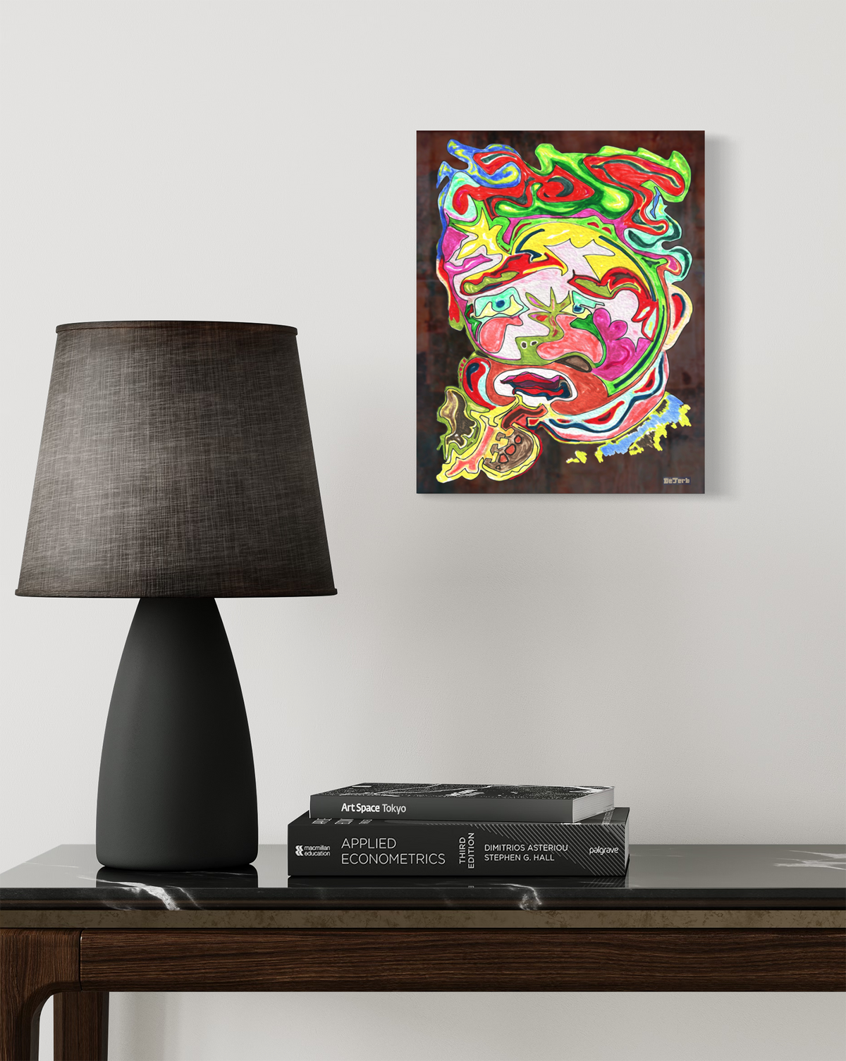 Blowin' The Soul - Neo-Pop Hybrid Mixed Media Print by DeJerb