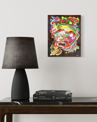 Blowin' The Soul - Neo-Pop Hybrid Mixed Media Print by DeJerb