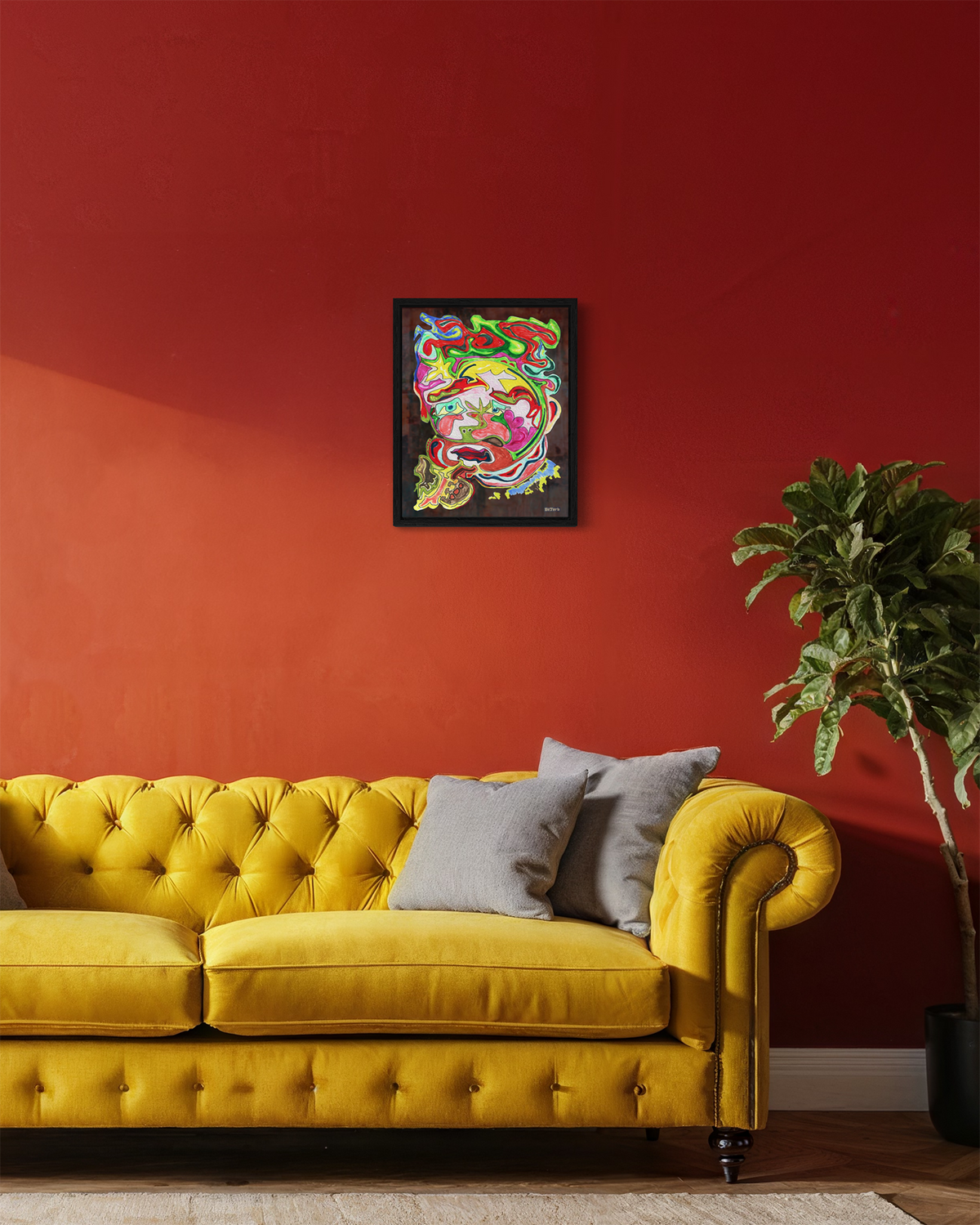 Blowin' The Soul - Neo-Pop Hybrid Mixed Media Print by DeJerb