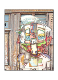 Star Tracker - Expressive Urban Mixed Media Print by DeJerb