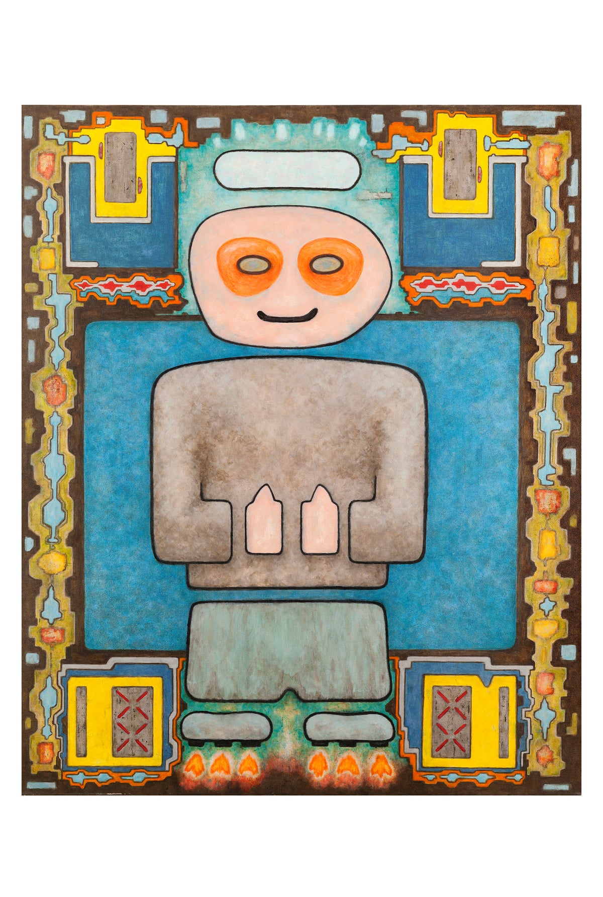 Thumbs Up - Pop-Surreal Mixed Media Fine Art Print by DeJerb
