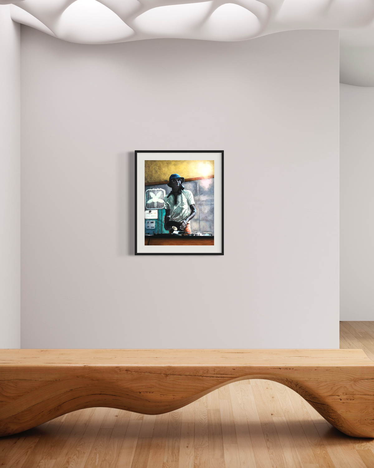 House Music - Soulful Realistic Limited Edition Acrylic Painting Print by DeJerb