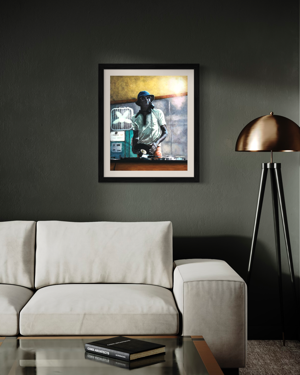 House Music - Soulful Realistic Limited Edition Acrylic Painting Print by DeJerb