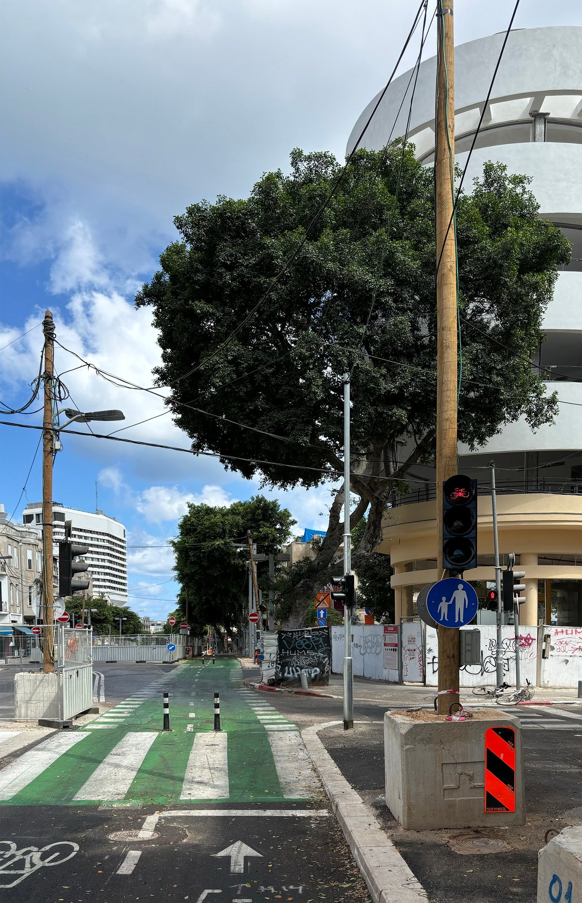 TLV Streets 004 - Urban Photography Print from 'Cranes over the City' by DeJerb