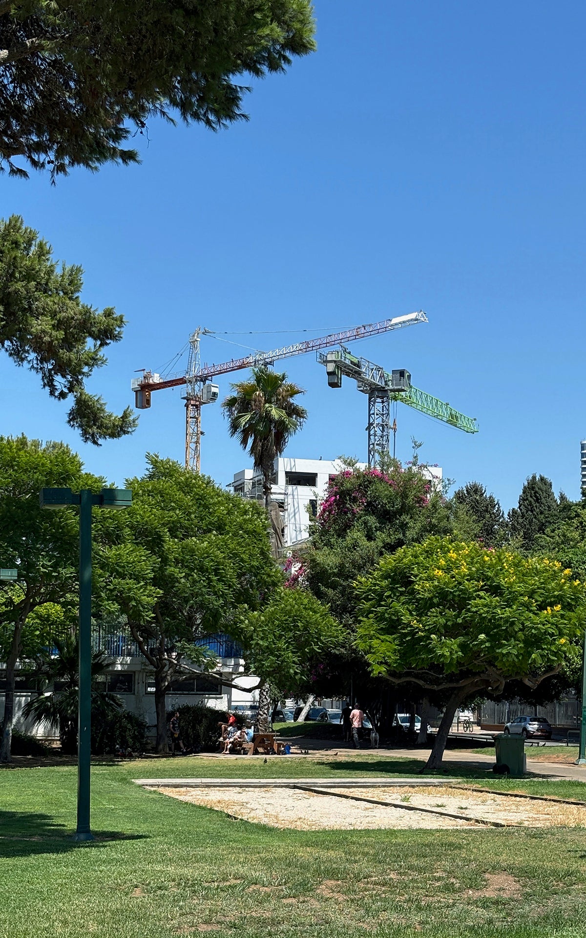 TLV Streets 007 - Urban Photography Print from 'Cranes over the City' by DeJerb