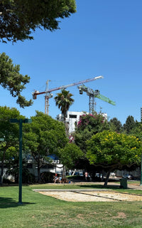 TLV Streets 007 - Urban Photography Print from 'Cranes over the City' by DeJerb
