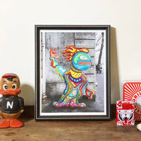 Urban Games - Neo-Pop Mixed Media Fine Art Print by DeJerb