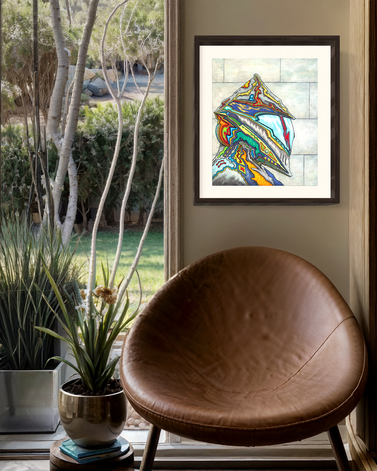 Future Knight - Pop-Surrealist Mixed Media Fine Art Print by DeJerb