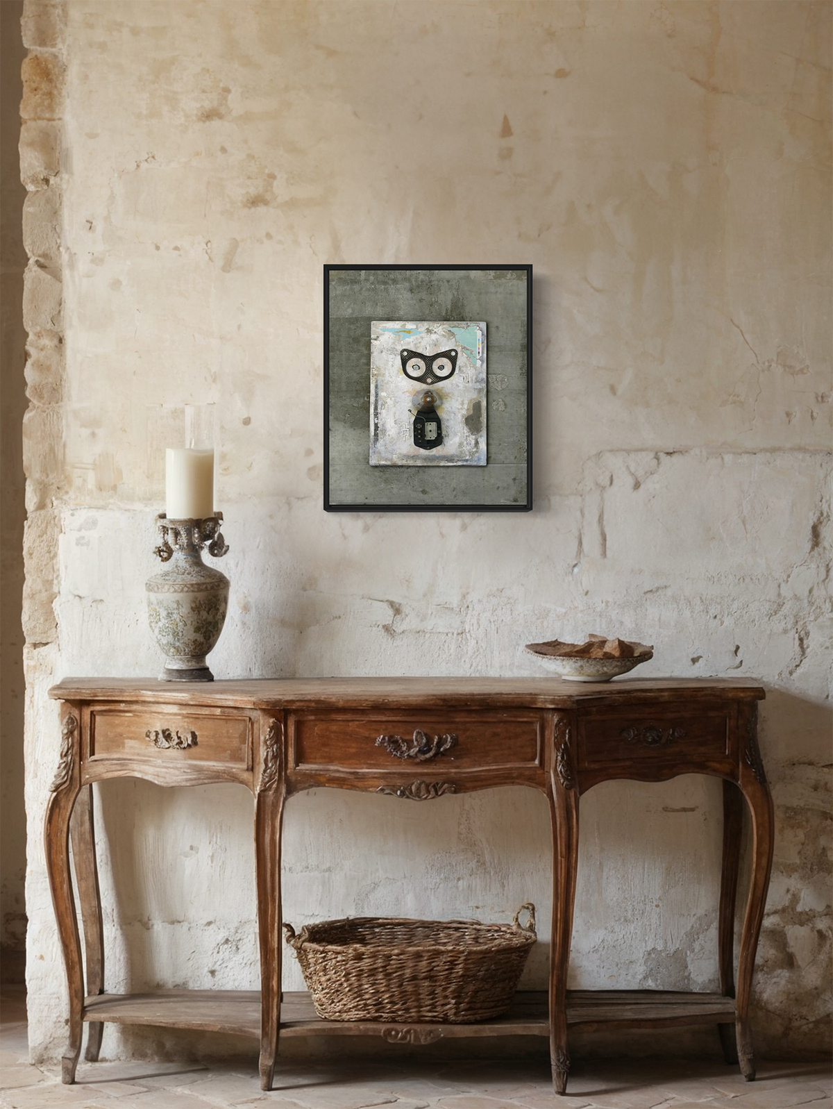 Urban Mouse - Expressive Urban Mixed Media Print by DeJerb