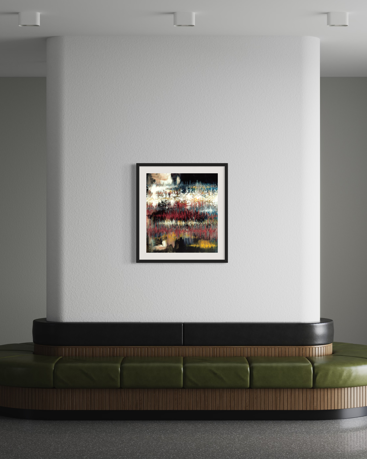 Rhythm Echoes 1 - Abstract Limited Edition Oil Painting Print by DeJerb