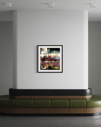 Rhythm Echoes 1 - Abstract Limited Edition Oil Painting Print by DeJerb