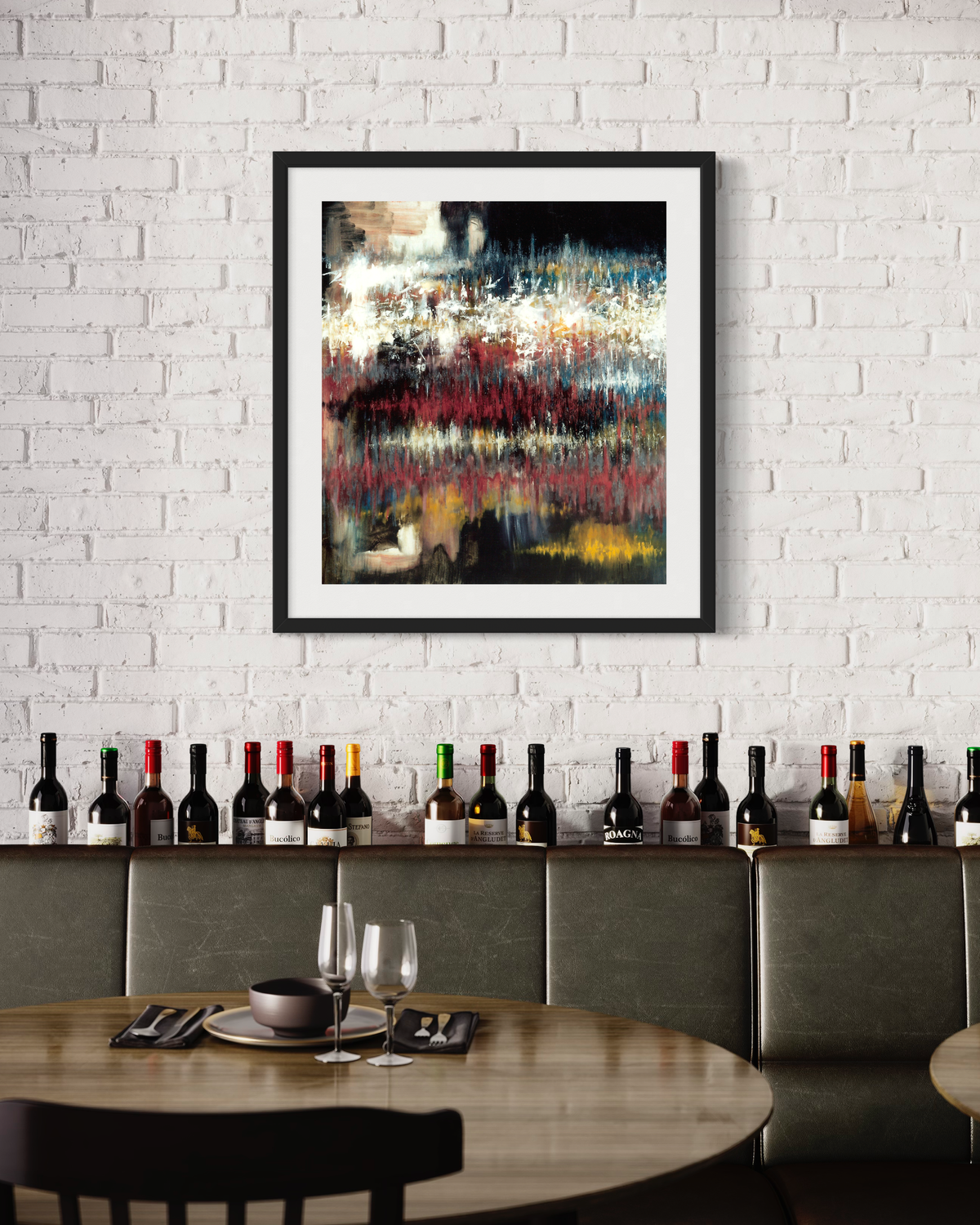 Rhythm Echoes 1 - Abstract Limited Edition Oil Painting Print by DeJerb