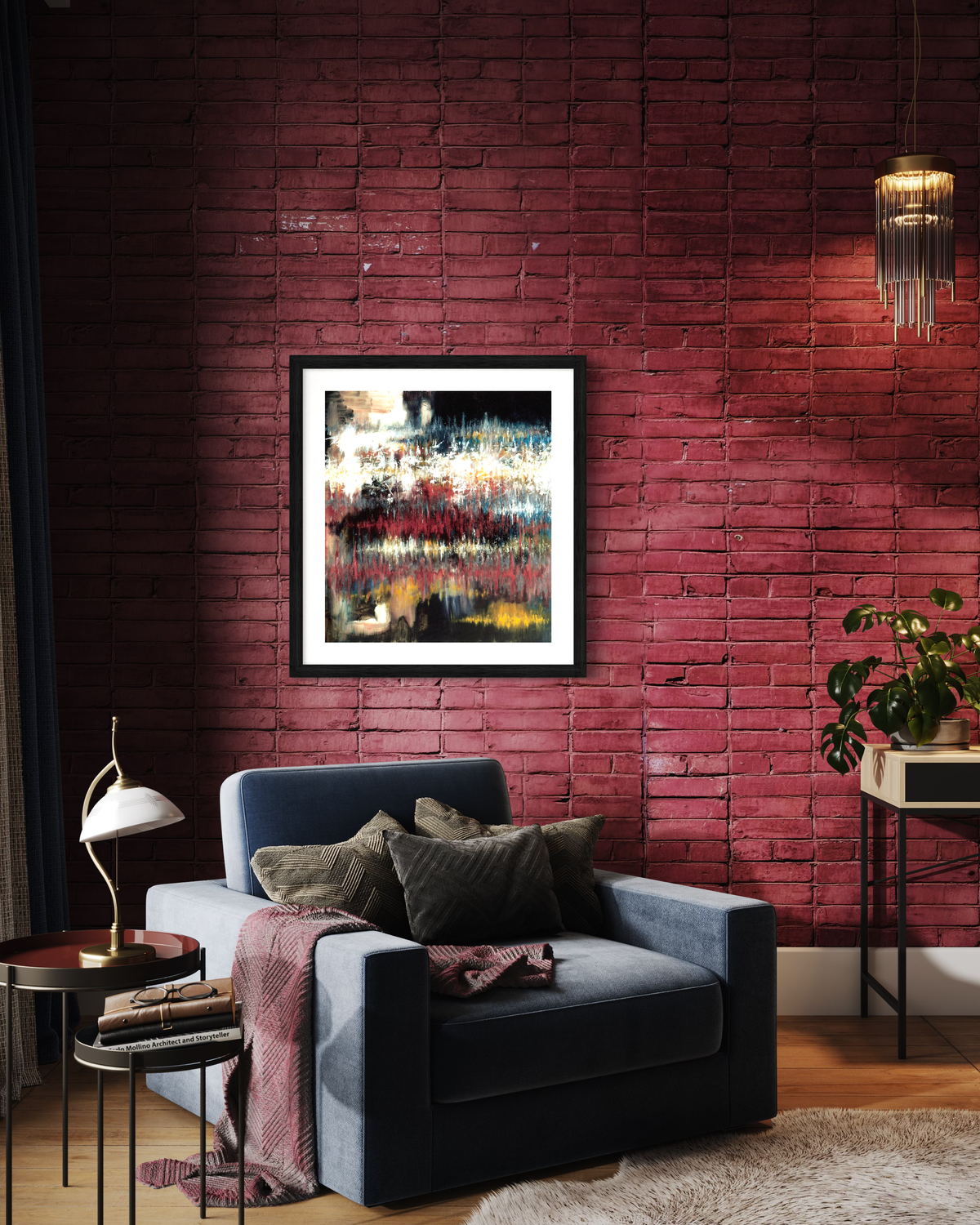 Rhythm Echoes 1 - Abstract Limited Edition Oil Painting Print by DeJerb