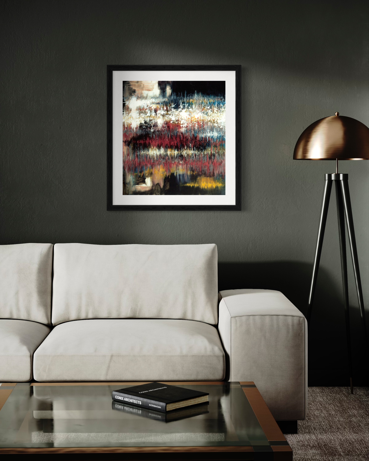 Rhythm Echoes 1 - Abstract Limited Edition Oil Painting Print by DeJerb