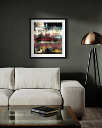 Rhythm Echoes 1 - Abstract Limited Edition Oil Painting Print by DeJerb