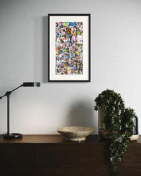 NYC 90s Nightlife Map - Archival Urban Collage Print by DeJerb