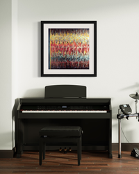 Rhythm Echoes 2 - Abstract Limited Edition Oil Painting Print by DeJerb