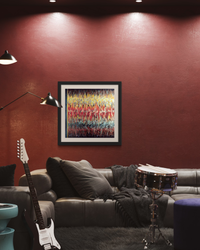 Rhythm Echoes 2 - Abstract Limited Edition Oil Painting Print by DeJerb