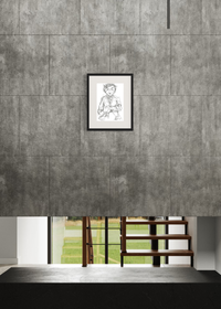 The Kidd - Contemporary expressionist Freehand Pen Drawing Print by DeJerb