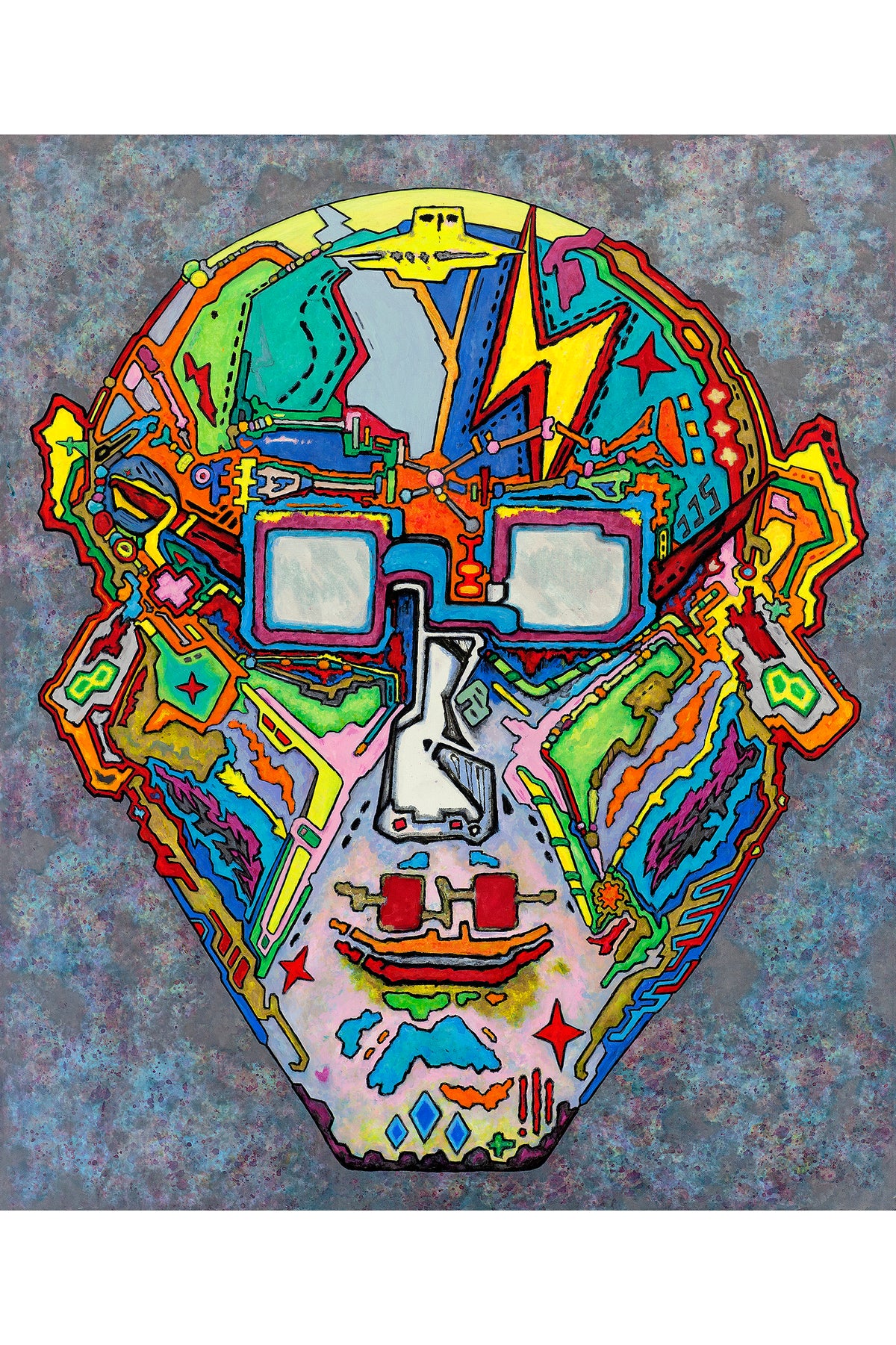 Starman - Neo-Pop Mixed Media Fine Art Print by DeJerb
