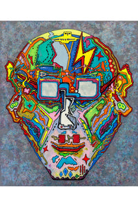 Starman - Neo-Pop Mixed Media Fine Art Print by DeJerb