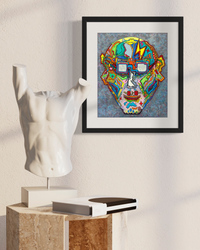 Starman - Neo-Pop Mixed Media Fine Art Print by DeJerb