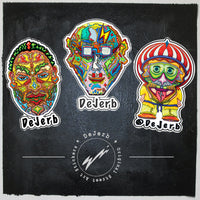 Street Art Stickers - 3 Sticker Pack