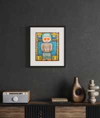 Thumbs Up - Pop-Surreal Mixed Media Fine Art Print by DeJerb