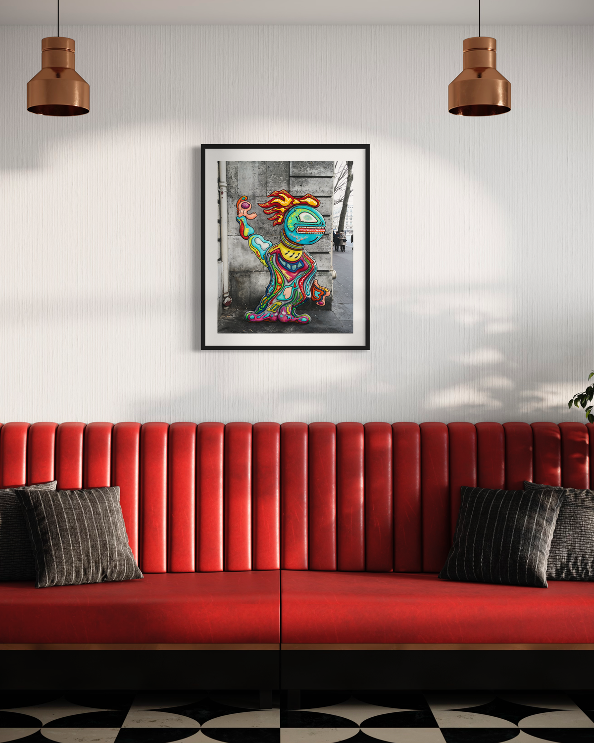 Urban Games - Pop Surrealist Limited Edition Acrylic Painting Print by DeJerb