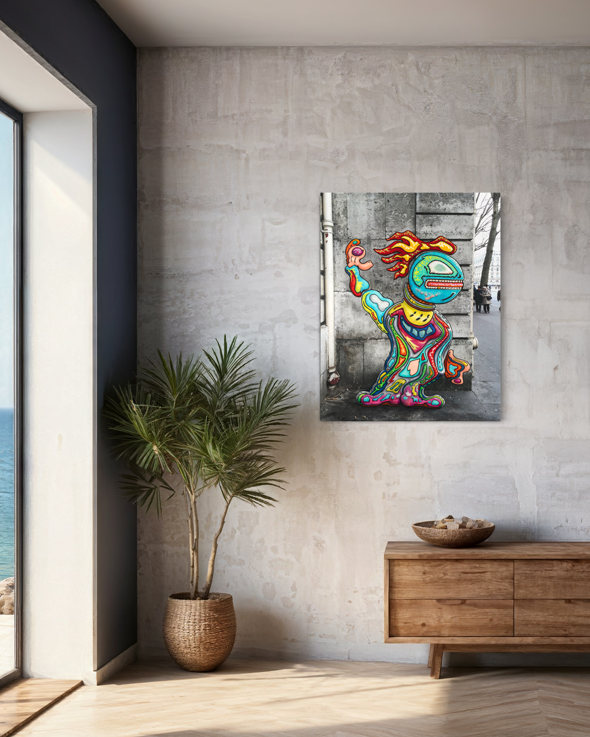 Urban Games - Pop Surrealist Limited Edition Acrylic Painting Print by DeJerb