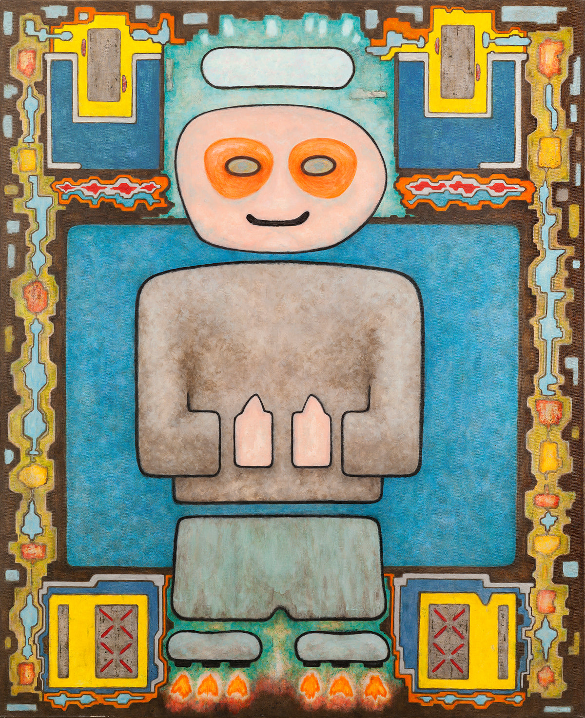 Thumbs Up - Pop-Surreal Mixed Media Fine Art Print by DeJerb
