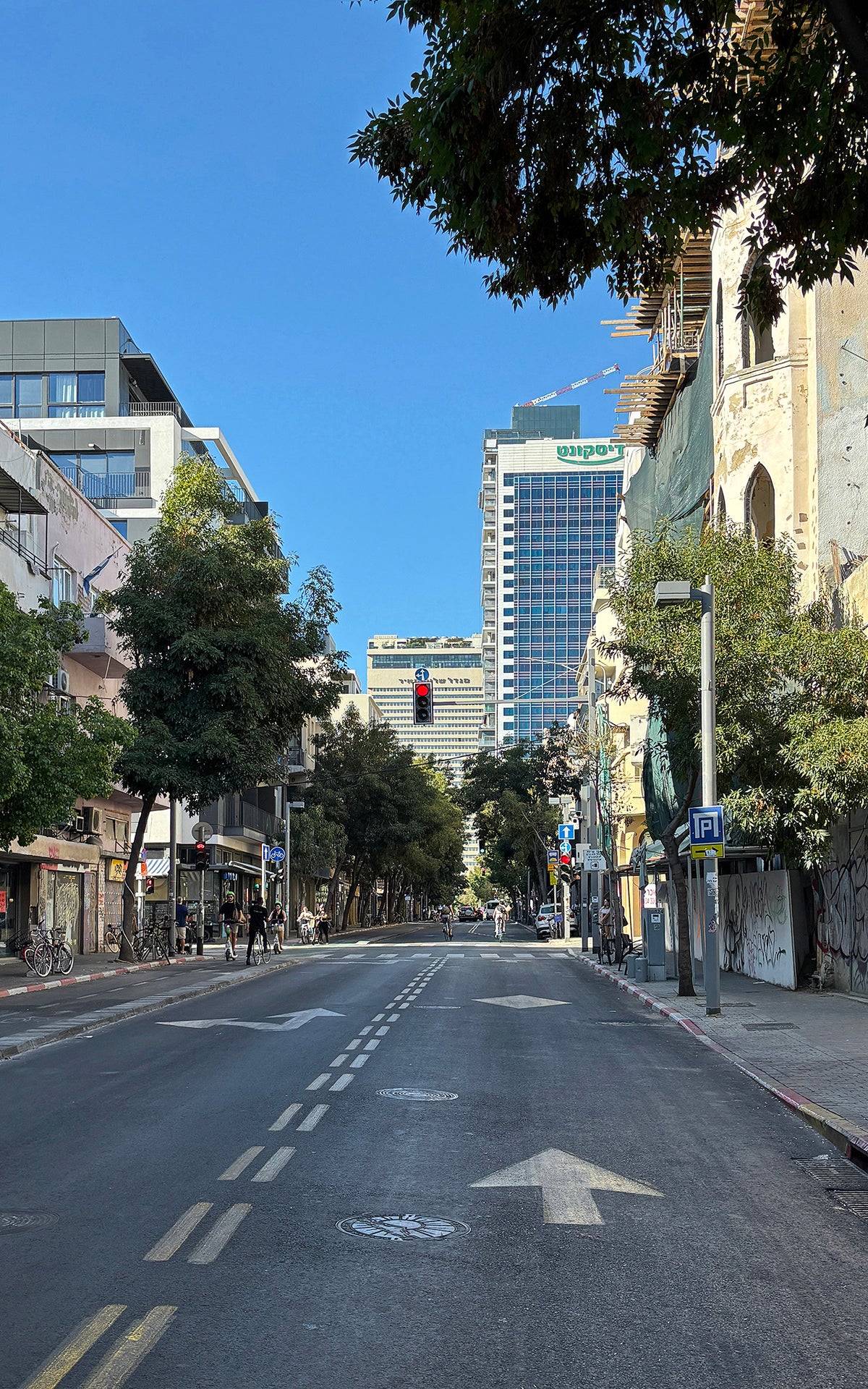 TLV Street 005 - Urban Photography Print from 'Cranes over the City' by DeJerb