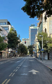 TLV Street 005 - Urban Photography Print from 'Cranes over the City' by DeJerb