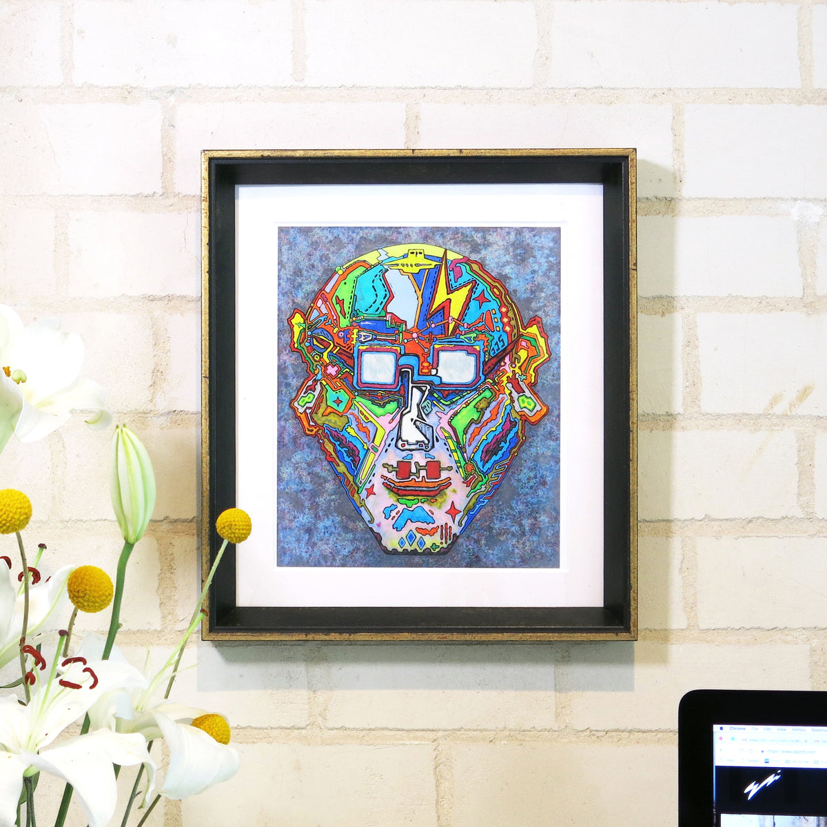Starman - Neo-Pop Mixed Media Fine Art Print by DeJerb
